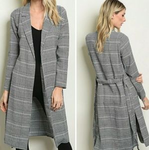 ❇Houndstooth Long Blazer❇